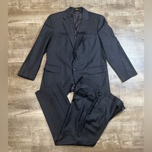 VTG SCATEX ENGLAND BESPOKE MENS SUPER 150’S WOOL AND CASHMERE SUIT 40R